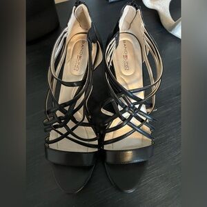 Bandolino Women's Black Strappy Heels